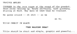 Amazing Pilot Script Breakdown: 'The Walking Dead'_Image 2